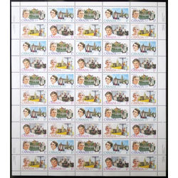 canada stamp 882a canadian feminists 1981 M PANE VARIETY879I