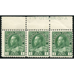 canada stamp 104 king george v 1 1911 m f 001
