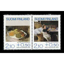 finland stamp b244 paintings 1991