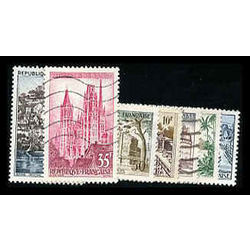 france stamp 850 6 castle 1957