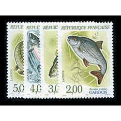 france stamp 2227 30 fishes 1990