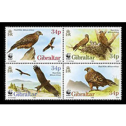 gibraltar stamp 716 world wildlife fund 1996