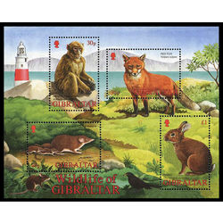 gibraltar stamp 912a wildlife 2002