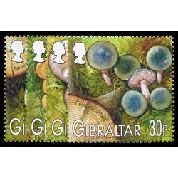 gibraltar stamp 950 3 mushrooms 2003