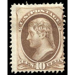 us stamp postage issues 150 jefferson 10 1870 m 001