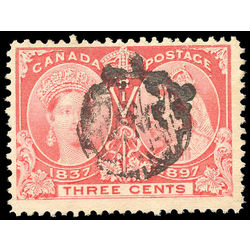 canada stamp 53 queen victoria diamond jubilee 3 1897 U F 004