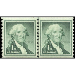 us stamp postage issues 1054lpa george washington 1954