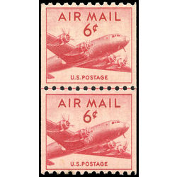 us stamp c air mail c41lpa dc 4 skymaster 1949