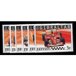 gibraltar stamp 993 8 ferrari race cars 2004