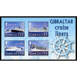 gibraltar stamp 1024a cruise ships 2005