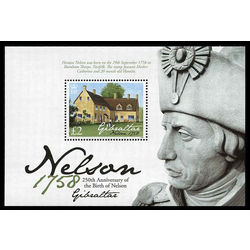 gibraltar stamp 1134a nelson birth 2008