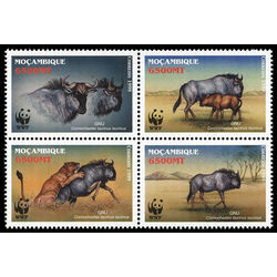 mozambique stamp 1377 world wildlife fund 2000