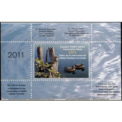 canadian wildlife habitat conservation stamp fwh28 american wigeon 8 50 2011