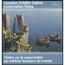 canadian wildlife habitat conservation stamp fwh28 american wigeon 8 50 2011