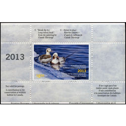 canadian wildlife habitat conservation stamp fwh30 long tailed duck 8 50 2013 d66590f7 b171 421f b72f 992e88caf57f