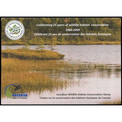 canadian wildlife habitat conservation stamp fwh26 lesser scaups and mallard pair 25 2009