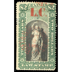 canada revenue stamp ql11 law stamps 2 1864