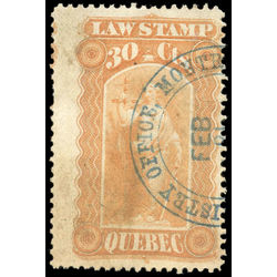 canada revenue stamp ql17 law stamps 30 1871
