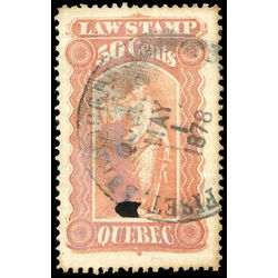 canada revenue stamp ql19 law stamps 50 1871