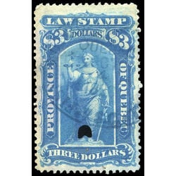 canada revenue stamp ql26 law stamps 3 1871