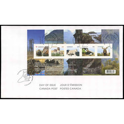 canada stamp 2709 baby wildlife definitives souvenir sheet 7 35 2014 FDC