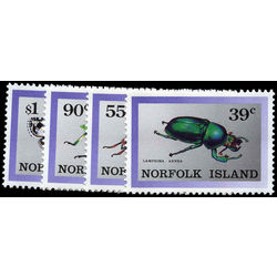 norfolk island stamp 448 51 indigenous insects 1989