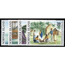 norfolk island stamp 452 5 mutiny on the bounty 1989