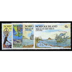norfolk island stamp 471 4 salvage team at work 1990