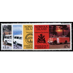 norfolk island stamp 534 7 emergency services 1993