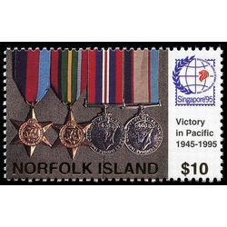 norfolk island stamp 591 victory in the pacific day 10 0 1995