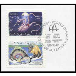 canada stamp 1290a kraken 39 1990 PAIR 001