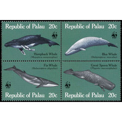palau stamp 24 27 wolrd wildlife fund 1983