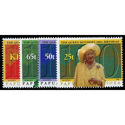 papouasie nouvelle guinee stamp 980 3 queen mother s birthday 2000
