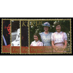 papouasie nouvelle guinee stamp 1019 22 queen elizabeth 2002
