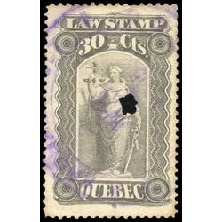 canada revenue stamp ql34 law stamps 30 1893