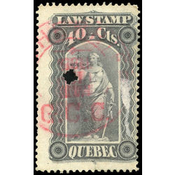 canada revenue stamp ql35 law stamps 40 1893