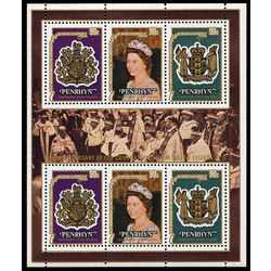 penrhyn stamp 104 elizabeth ii 1978