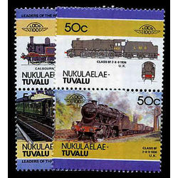 tuvalu nukulaelae stamp 1 13 mint locomotives inc 1984