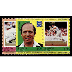 tuvalu nukulaelae stamp 22 3 mint cricket players inc 1984