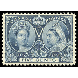 canada stamp 54 queen victoria diamond jubilee 5 1897 M VFNH 001