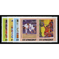 st vincent stamp 765 8 summer olympics 1984