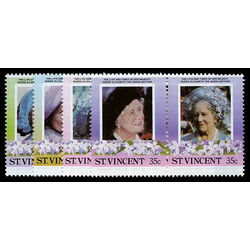 st vincent stamp 861 4 queen mother 1985