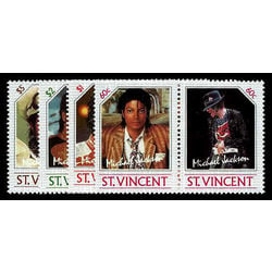 st vincent stamp 894 7 michael jackson 1985