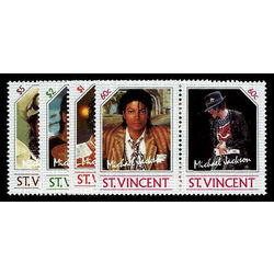 st vincent stamp 894 7 michael jackson 1985