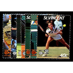 st vincent stamp 988 95 tennis championships 1987