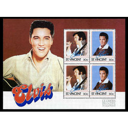 st vincent stamp 878 elvis 1985