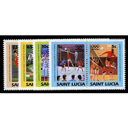st lucia stamp 665 8 olympics 1984