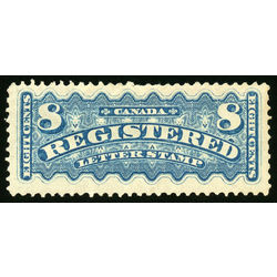 canada stamp f registration f3 registered stamp 8 1876 M VF 004