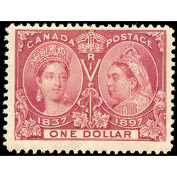 canada stamp 61 queen victoria diamond jubilee 1 1897 M F 010