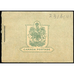 canada stamp booklets bk bk28a booklet king george vi 1937